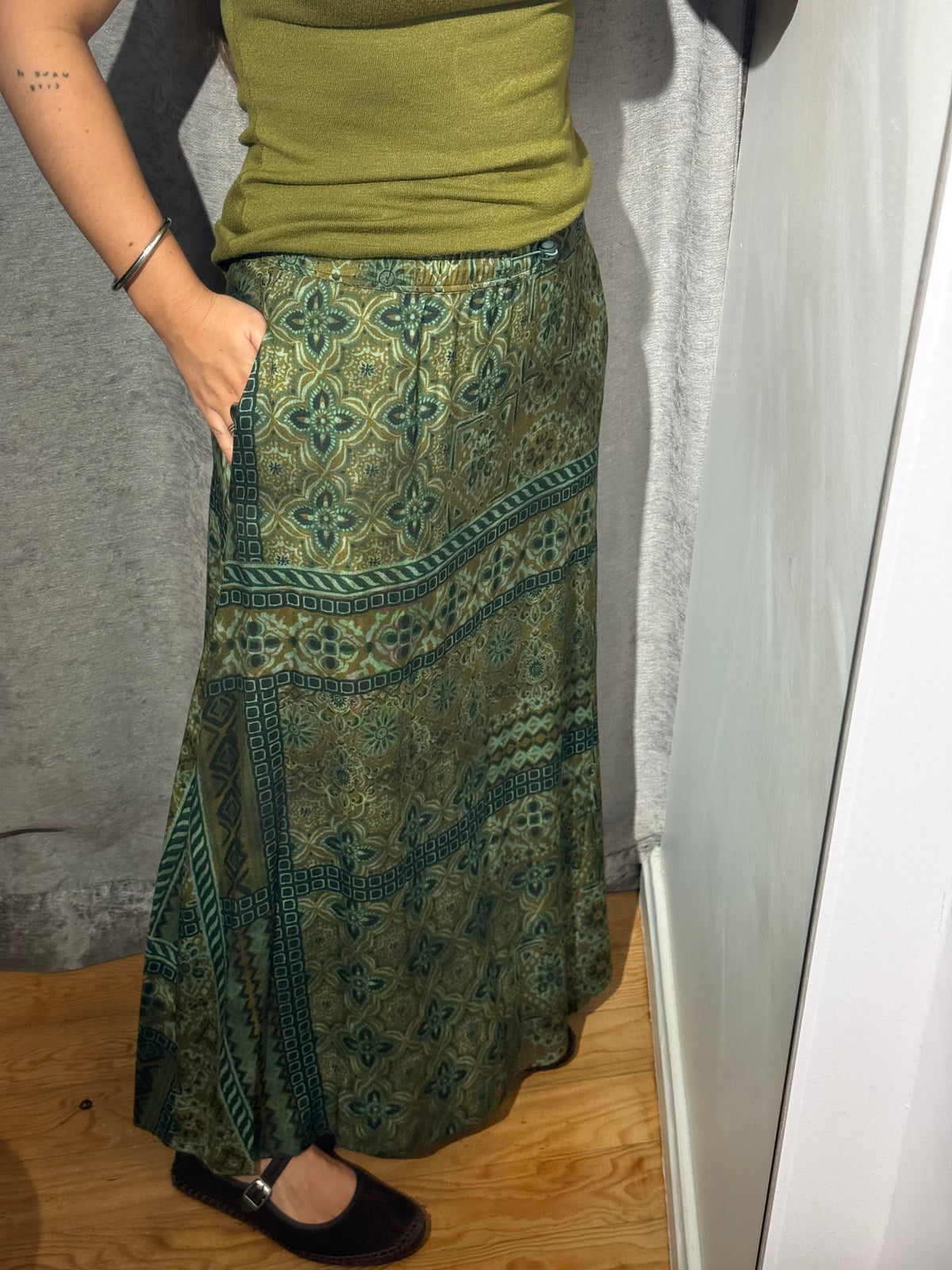 Falda Verdes Paz Torras