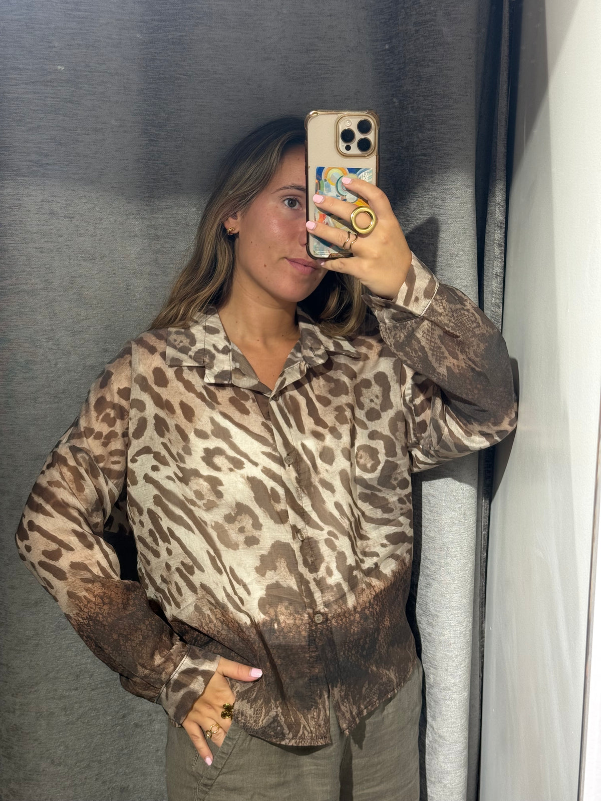 Camisa Print Fina