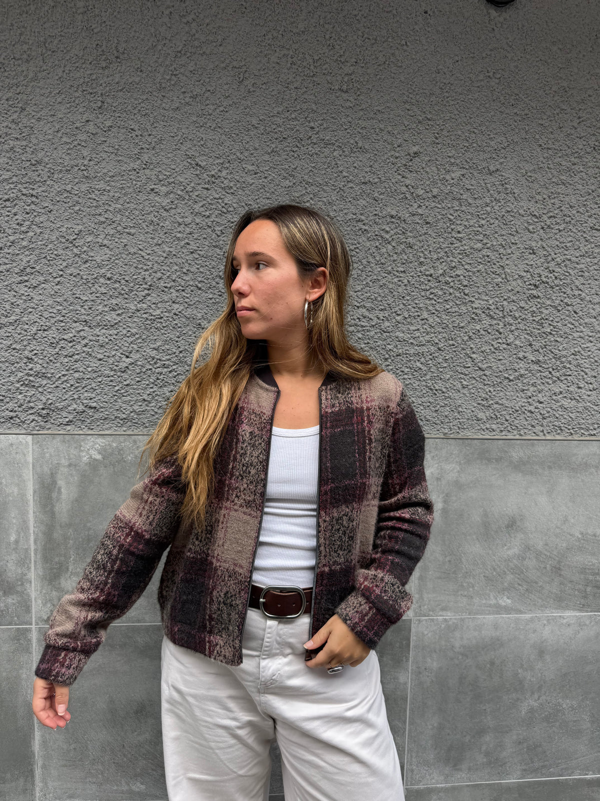 Chaqueta Cuadros Street One