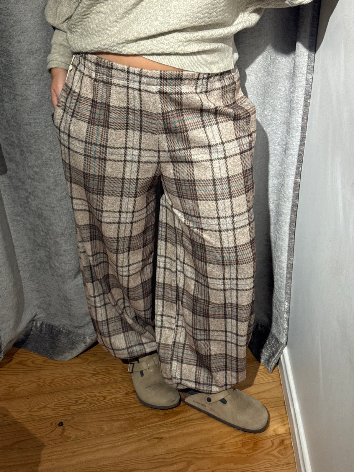 Pantalón Cuadros Goma