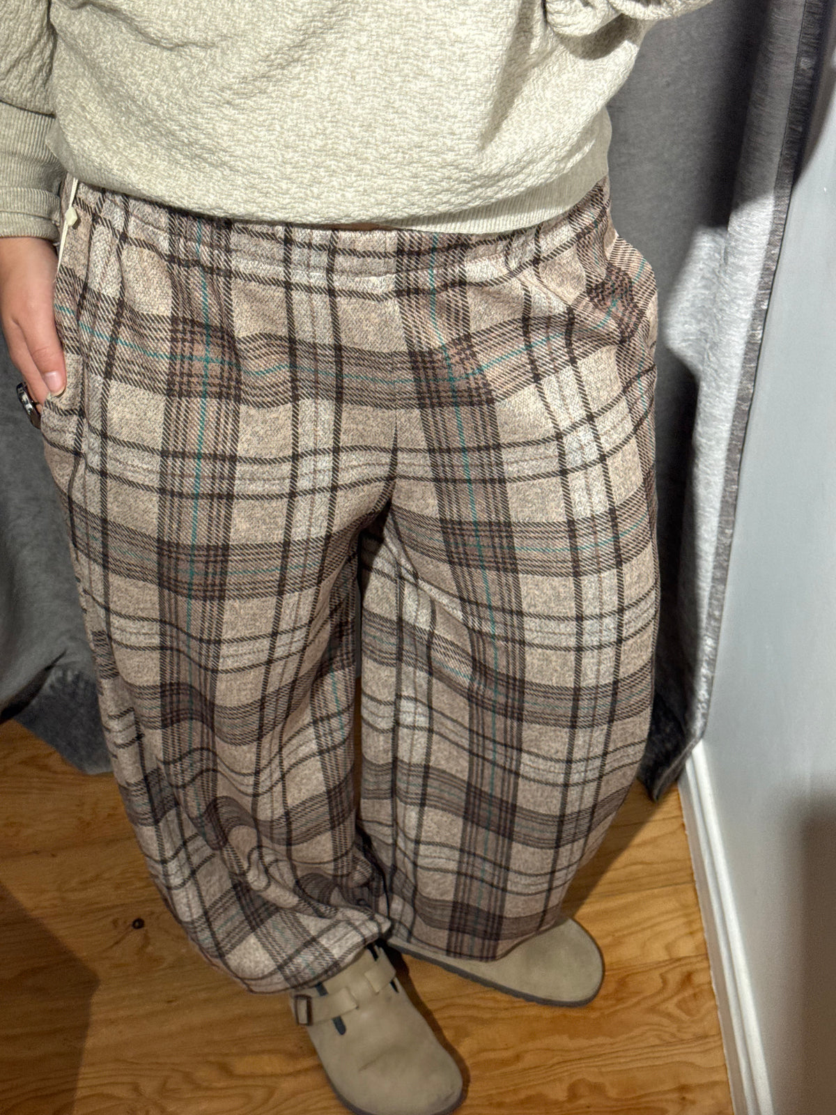 Pantalón Cuadros Goma