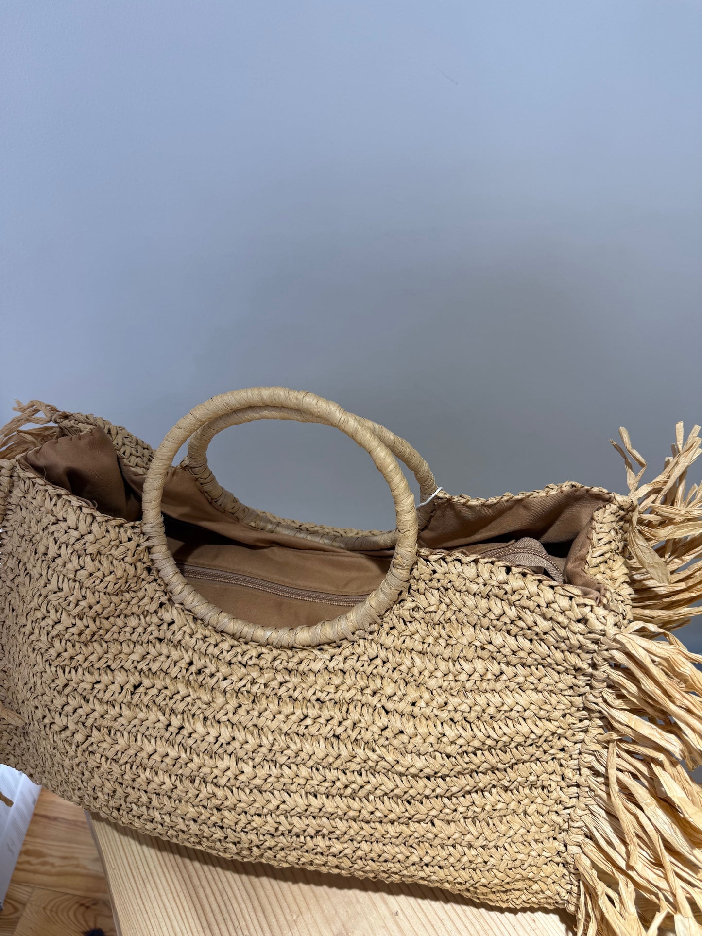 Bolso Flecos Playa