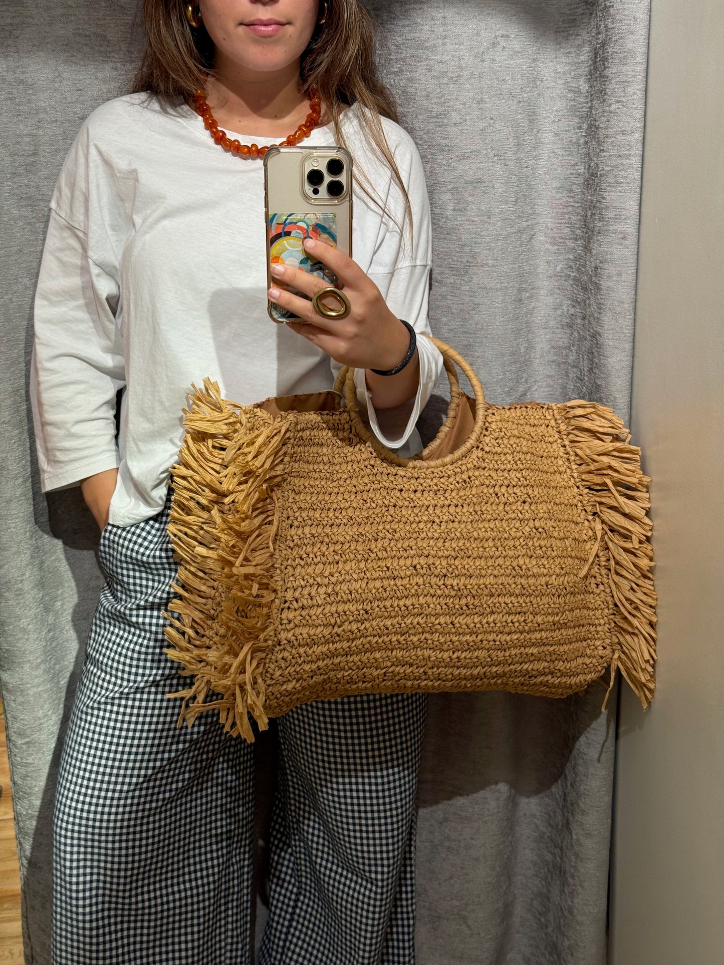 Bolso Flecos Playa