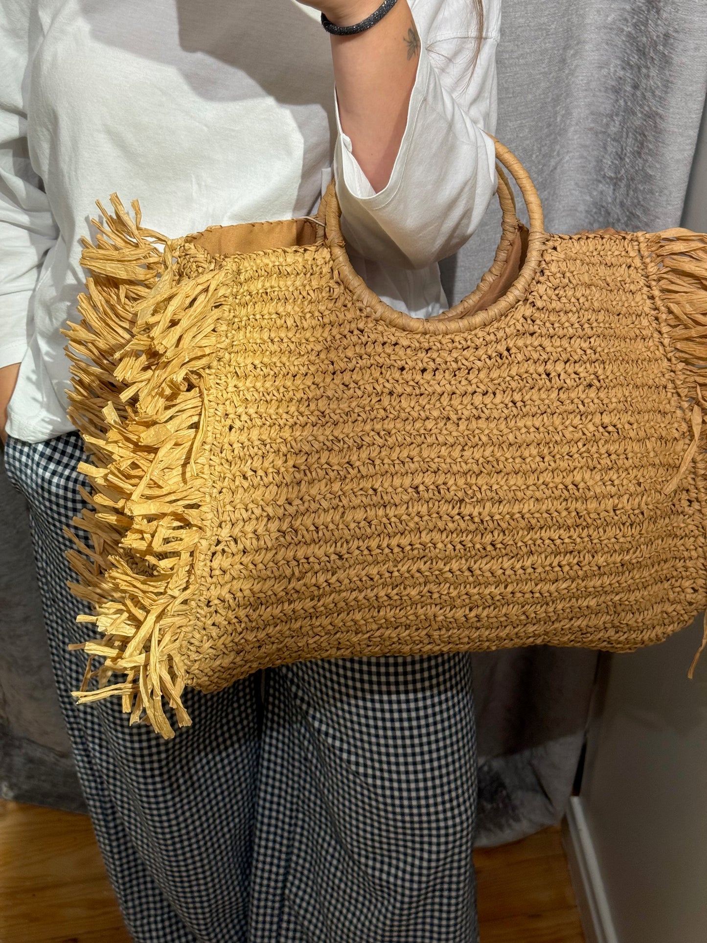 Bolso Flecos Playa
