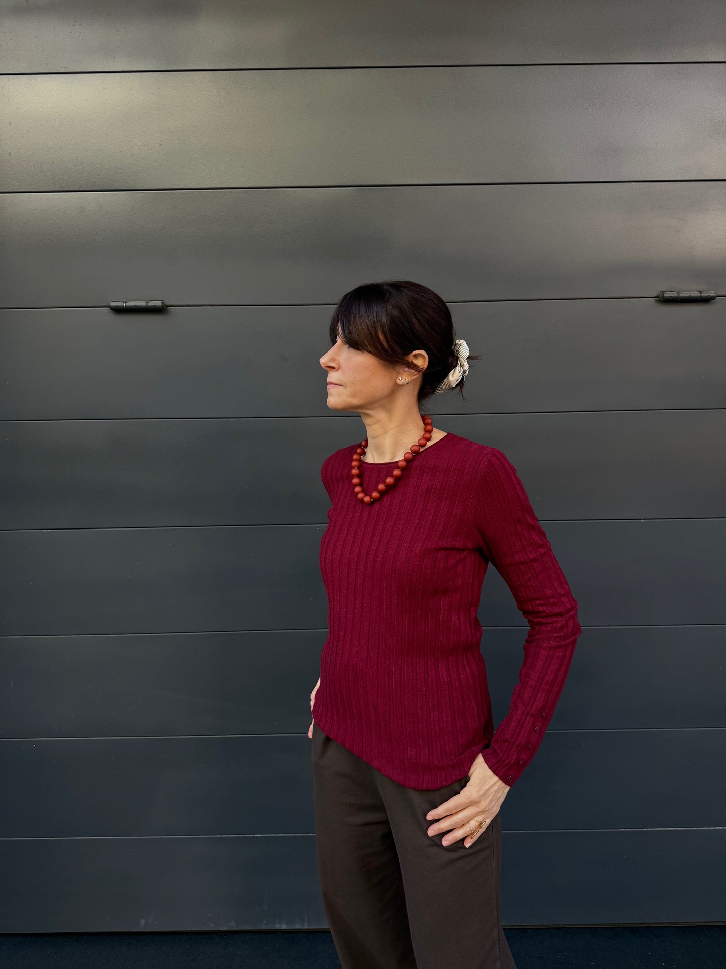 Jersey Canalé Cuello Redondo