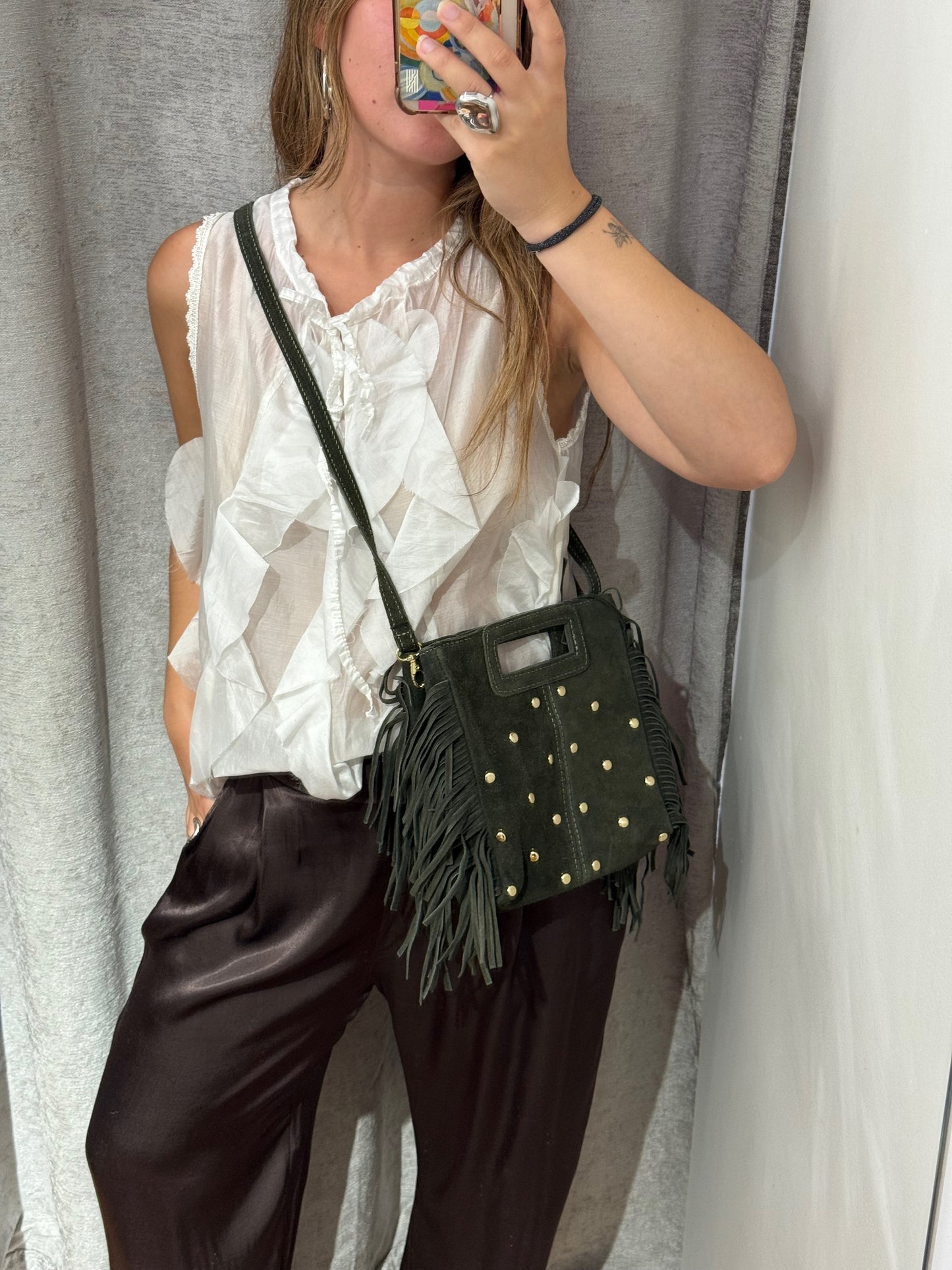 Bolso Flecos Tachuela