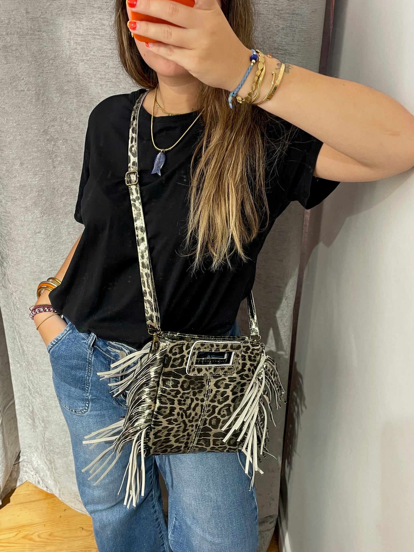 Bolso Flecos Print