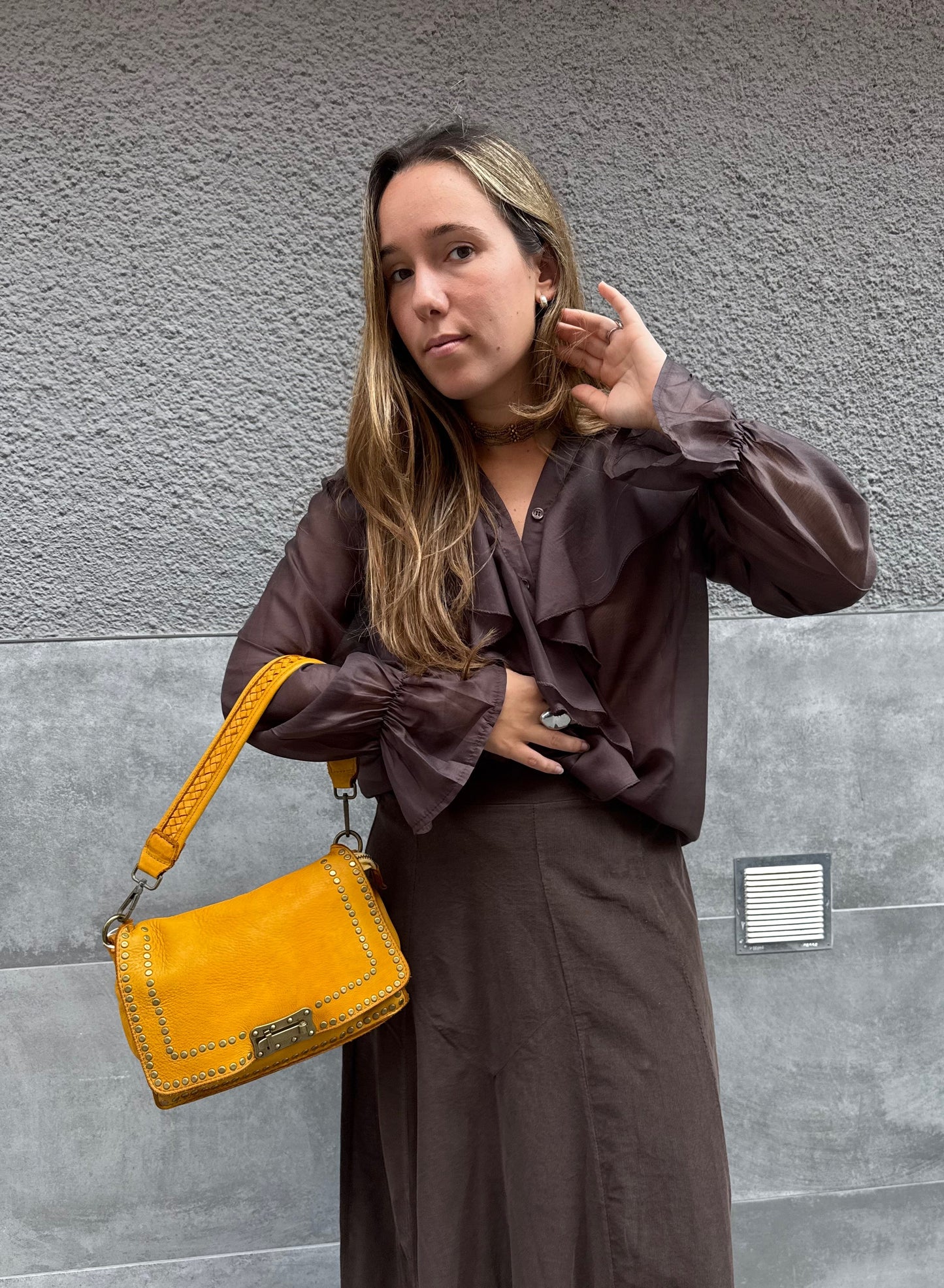 Bolso Mostaza